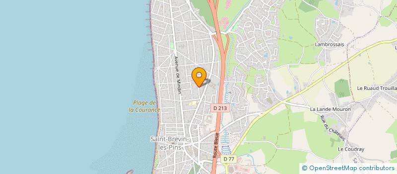 localisation de l'entreprise SCI CHAMNITY à SAINT-BREVIN-LES-PINS