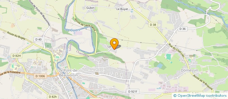 localisation de l'entreprise SCI CHAMO  DOMESSIN