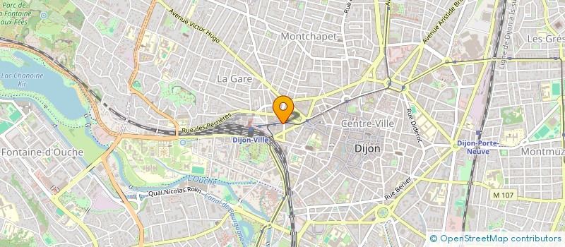localisation de l'entreprise SCI CHAMO TOZO à DIJON