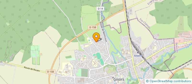 localisation de l'entreprise SCI CHAMOKA à GISORS