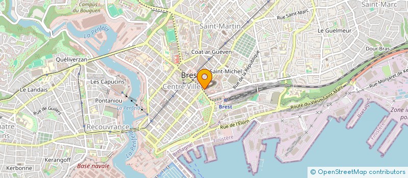 localisation de l'entreprise SCI CHAMON  BREST