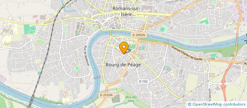 localisation de l'entreprise SCI CHAMONT  BOURG-DE-PEAGE