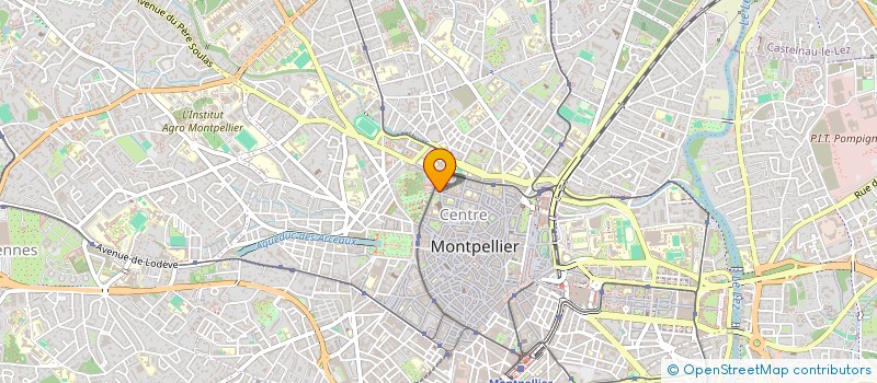 localisation de l'entreprise SCI CHAMONTIN  MONTPELLIER