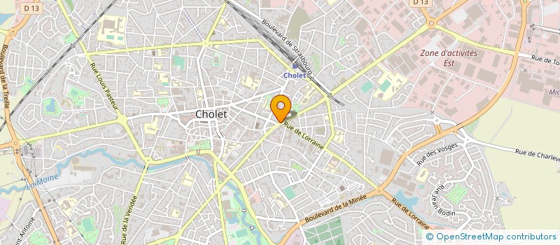 localisation de l'entreprise SCI CHAMP BORNE à CHOLET