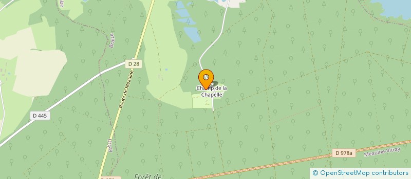 localisation de l'entreprise SCI CHAMP DE LA CHAPELLE  BRAIZE