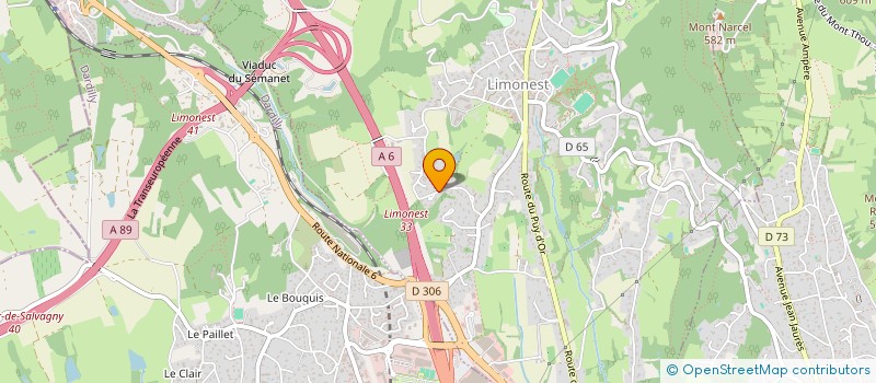 localisation de l'entreprise SCI CHAMP DE LA JEANNE  LIMONEST