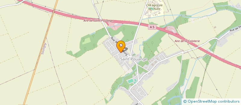 localisation de l'entreprise SCI CHAMP DE VILLE  SAINT-POUANGE