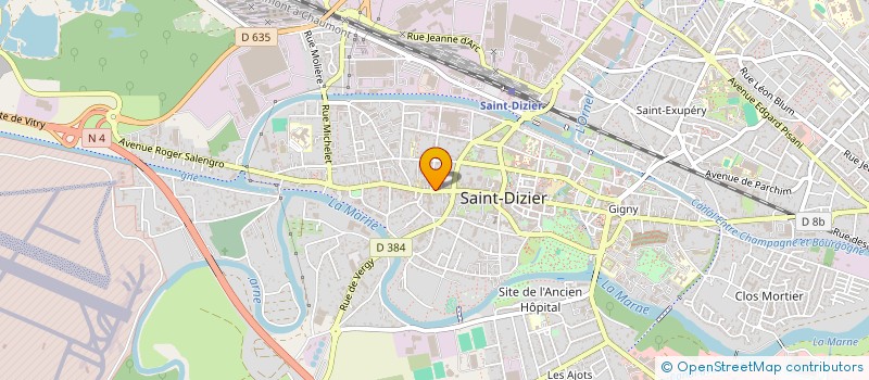 localisation de l'entreprise SCI CHAMP DES OISEAUX à SAINT-DIZIER