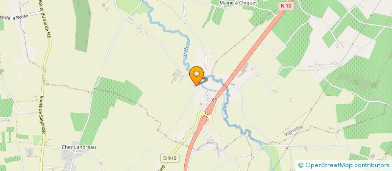 localisation de l'entreprise SCI CHAMP DU BUISSON  ARRAS-EN-LAVEDAN