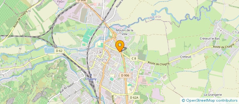 localisation de l'entreprise SCI CHAMP FAUBRY  CHAGNY