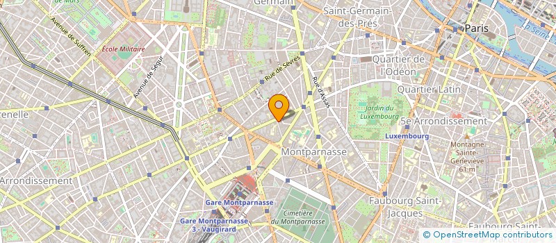 localisation de l'entreprise SCI CHAMP FLEURY  PARIS