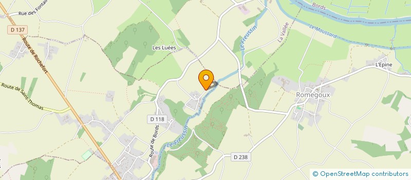 localisation de l'entreprise SCI CHAMP FLEURY  BEURLAY