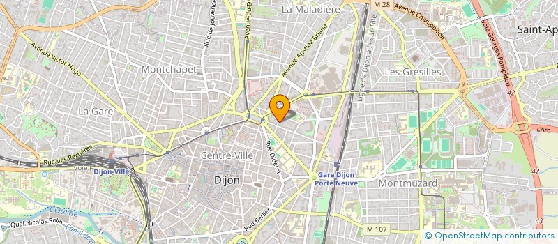 localisation de l'entreprise SCI CHAMP FRANC à DIJON