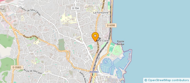 localisation de l'entreprise SCI  CHAMP 'HELL  ANTIBES