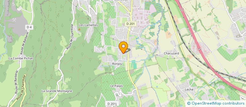 localisation de l'entreprise SCI CHAMP PACORET  SAINT-BALDOPH