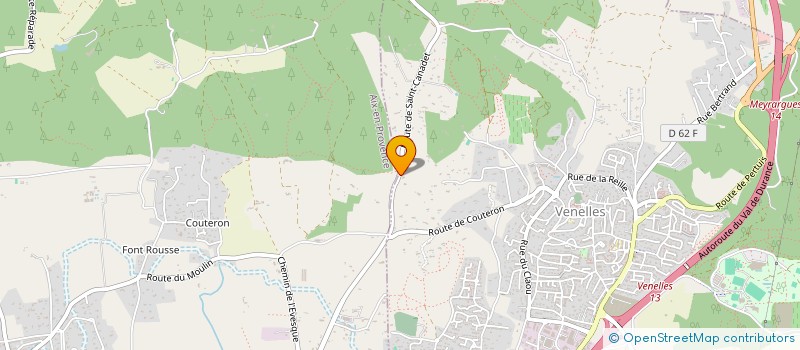 localisation de l'entreprise SCI CHAMP POURCEL  VENELLES