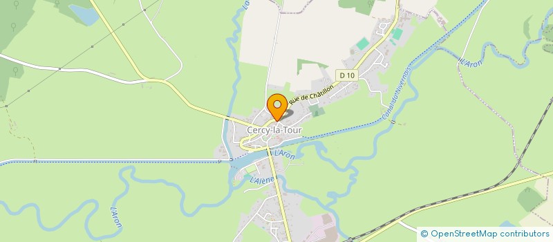 localisation de l'entreprise SCI CHAMP ROND  CERCY-LA-TOUR