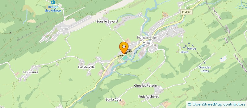 localisation de l'entreprise SCI CHAMP SIMON  FONCINE-LE-HAUT