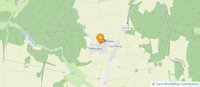 localisation de l'entreprise SCI CHAMP VENEAU  SAINT-LOUP-DES-BOIS