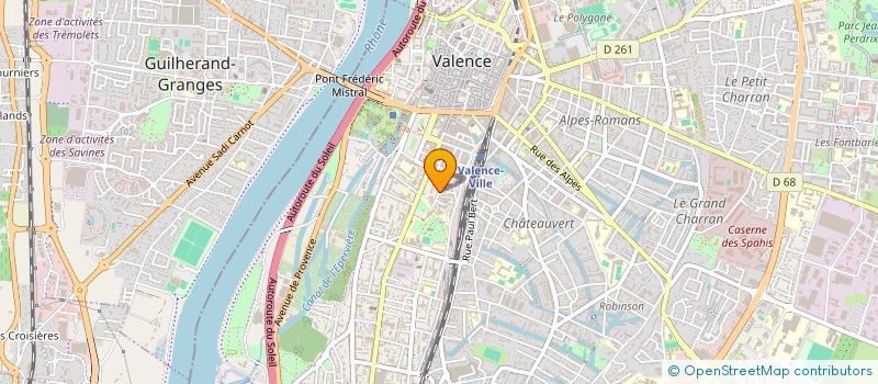 localisation de l'entreprise SCI CHAMPAGNE à VALENCE