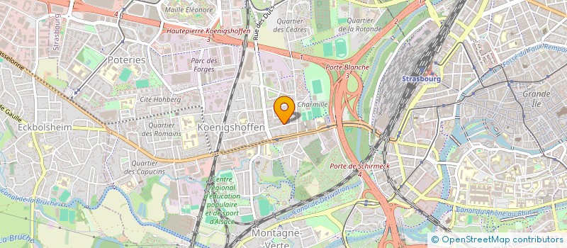 localisation de l'entreprise SCI CHAMPAGNE à STRASBOURG