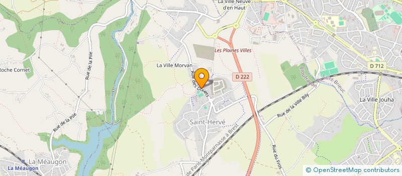 localisation de l'entreprise SCI CHAMPAGNE  PLOUFRAGAN