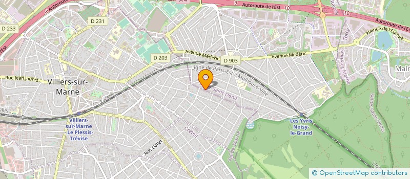localisation de l'entreprise SCI CHAMPAGNE à NOISY-LE-GRAND