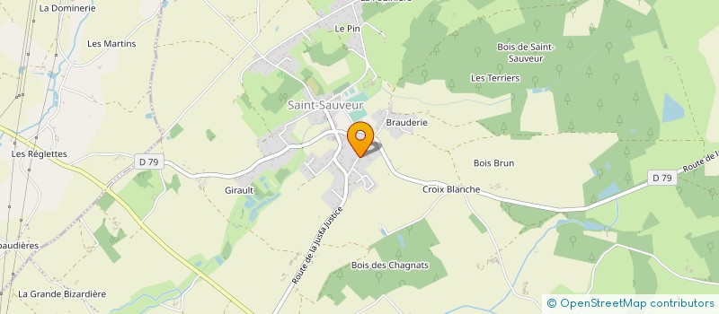 localisation de l'entreprise SCI CHAMPAGNE  SENILLE-SAINT-SAUVEUR