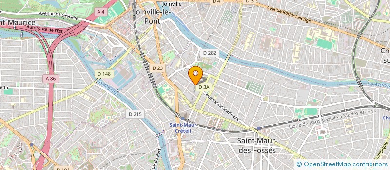 localisation de l'entreprise SCI CHAMPAGNE à SAINT-MAUR-DES-FOSSES