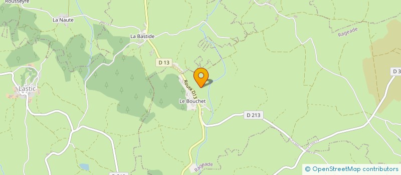 localisation de l'entreprise SCI CHAMPAGNE à CHARMENSAC