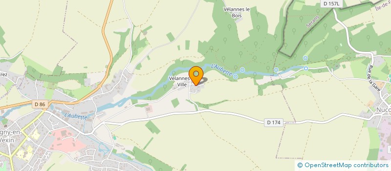 localisation de l'entreprise SCI CHAMPAGNE  MAGNY-EN-VEXIN