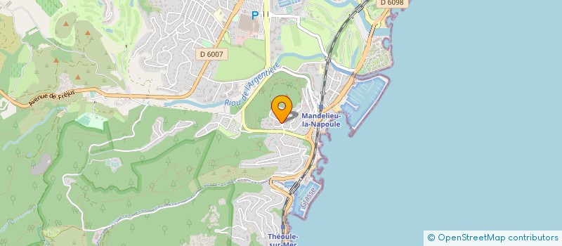 localisation de l'entreprise SCI CHAMPAGNE ARDEN IMMOBILIER  MANDELIEU LA NAPOULE