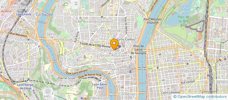 localisation de l'entreprise SCI CHAMPAGNE NORD à LYON