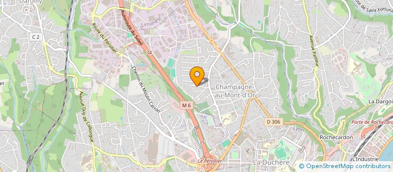 localisation de l'entreprise SCI CHAMPAGNE OUEST  CHAMPAGNE-AU-MONT-D'OR