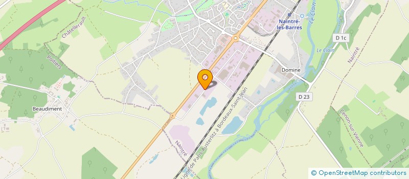 localisation de l'entreprise SCI CHAMPAGNE SAUVEUR  NAINTRE