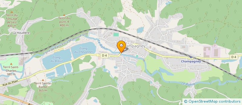 localisation de l'entreprise SCI CHAMPAGNEY  CHAMPAGNEY