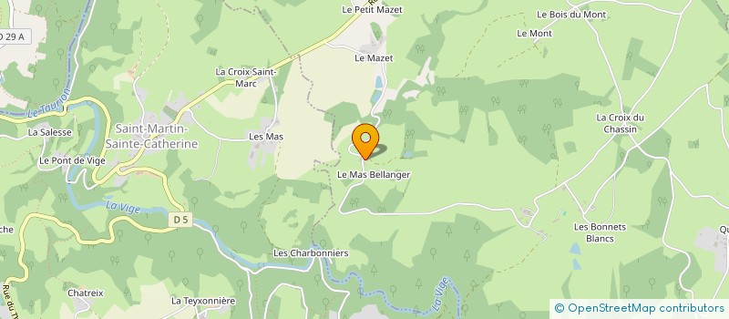 localisation de l'entreprise SCI CHAMPAIGNE à SAINT-MARTIN-SAINTE-CATHERINE