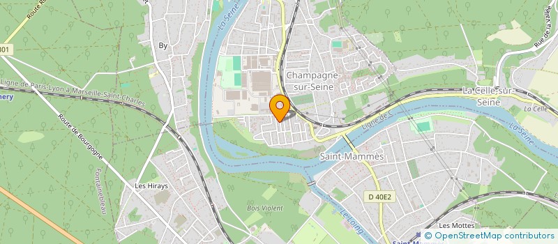 localisation de l'entreprise SCI CHAMPAM  CHAMPAGNE-SUR-SEINE