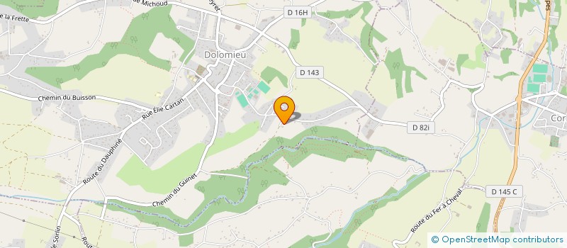 localisation de l'entreprise SCI CHAMPAREY  DOLOMIEU