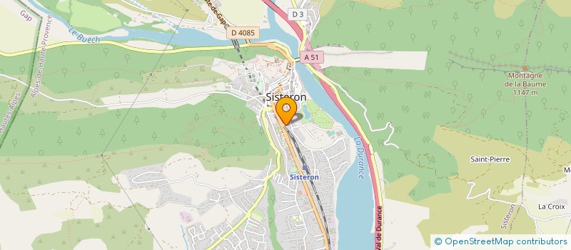 localisation de l'entreprise SCI CHAMPARLAU  SISTERON