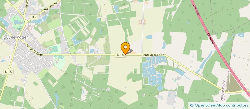 localisation de l'entreprise SCI CHAMPCLOS à JOUY-LE-POTIER