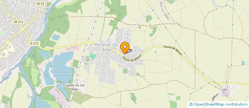 localisation de l'entreprise SCI CHAMPEIL FRONVAL  PERIGNAT-SUR-ALLIER