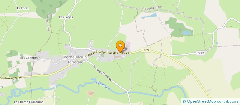 localisation de l'entreprise SCI CHAMPENOISE à VERNEUIL-SUR-IGNERAIE