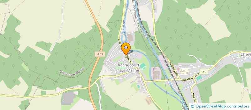 localisation de l'entreprise SCI CHAMPENOISE 52 à RACHECOURT-SUR-MARNE