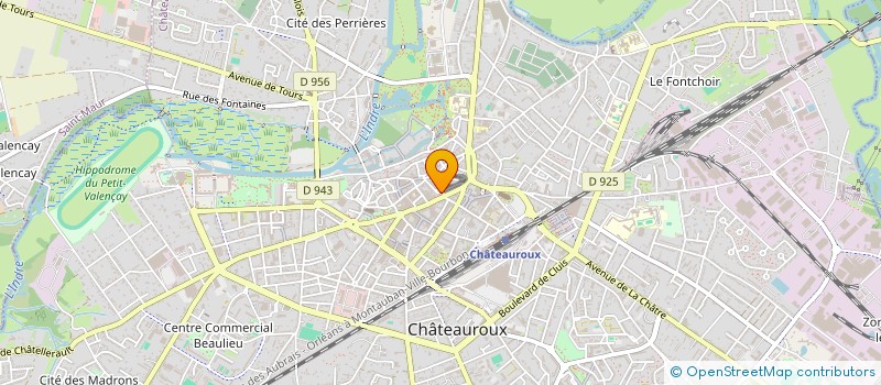 localisation de l'entreprise SCI CHAMPERE à CHATEAUROUX
