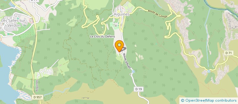 localisation de l'entreprise SCI CHAMPERLAN à AIGUINES