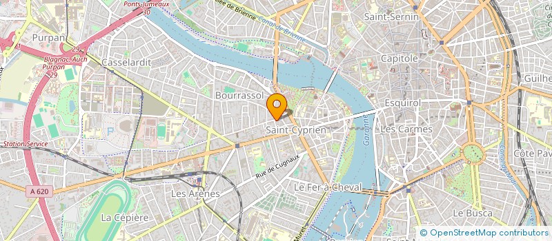 localisation de l'entreprise SCI CHAMPETRE à TOULOUSE