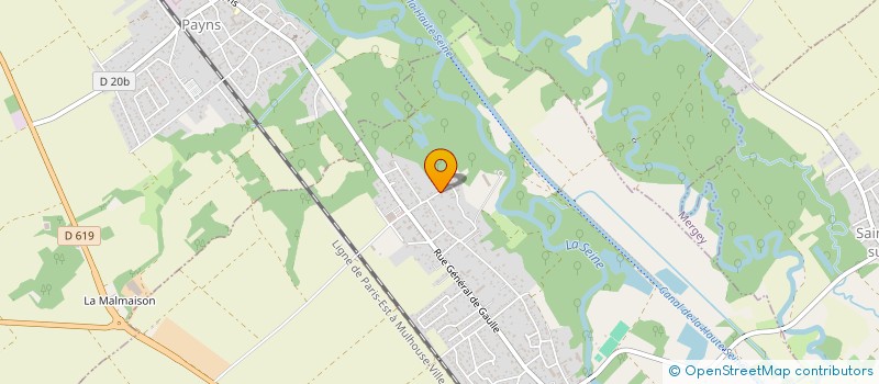 localisation de l'entreprise SCI CHAMPETRE  SAINT-LYE