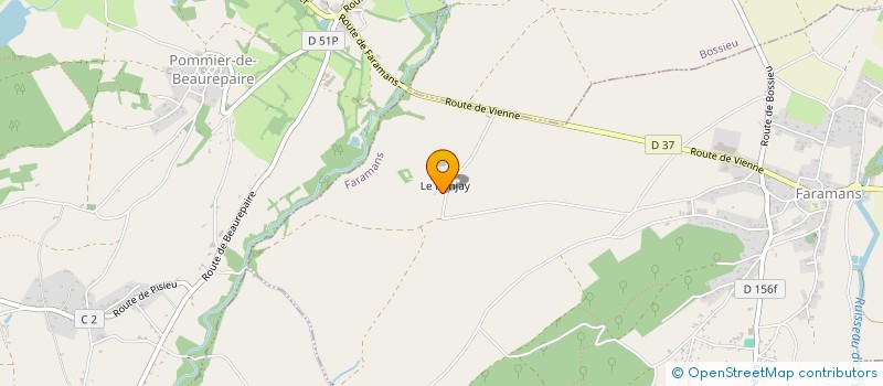 localisation de l'entreprise SCI CHAMPEVAL - COCQUET  FARAMANS