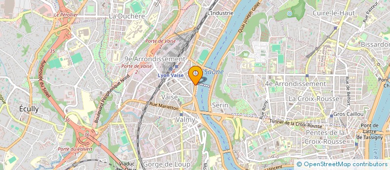 localisation de l'entreprise SCI CHAMPFLEURY  LYON